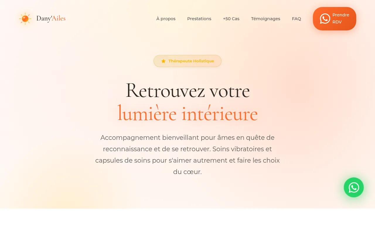 Dany'Ailes — page d'accueil